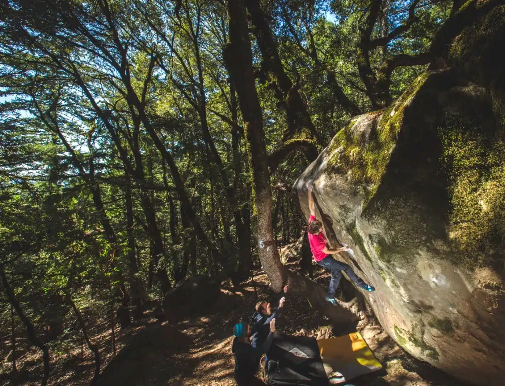 Chris Sharma.Castle Rock, California, USA. Photo Liam Lonsdale