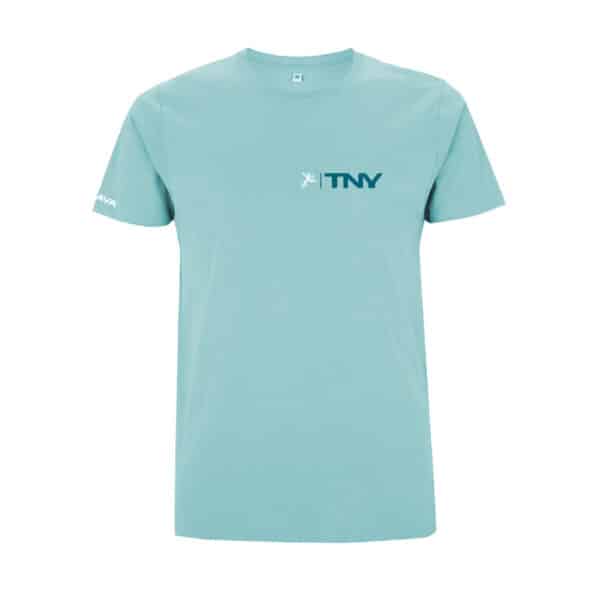 Camiseta Tny logo celeste